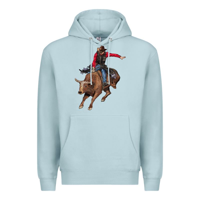 Western Cowboy Premium Hoodie by AdoDesignShop | Teevron