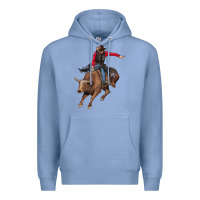 Colony Blue western cowboy Premium Hoodie - AdoDesignShop