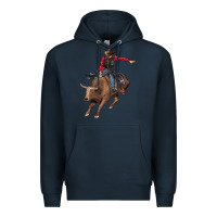 Navy western cowboy Premium Hoodie - AdoDesignShop