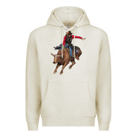Oatmeal Heather western cowboy Premium Hoodie - AdoDesignShop