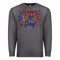 Charcoal Heather Happy memorial day Premium Sweatshirt - Neo Western