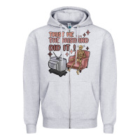 Heather Grey trust me the husband did it Zipper Hoodie - MaliasSmallBusiness