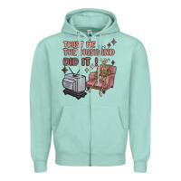 Seafoam trust me the husband did it Zipper Hoodie - MaliasSmallBusiness