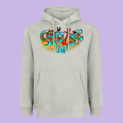 Cruise Life Heavyweight Hoodie Designed By Texasbilliewilder