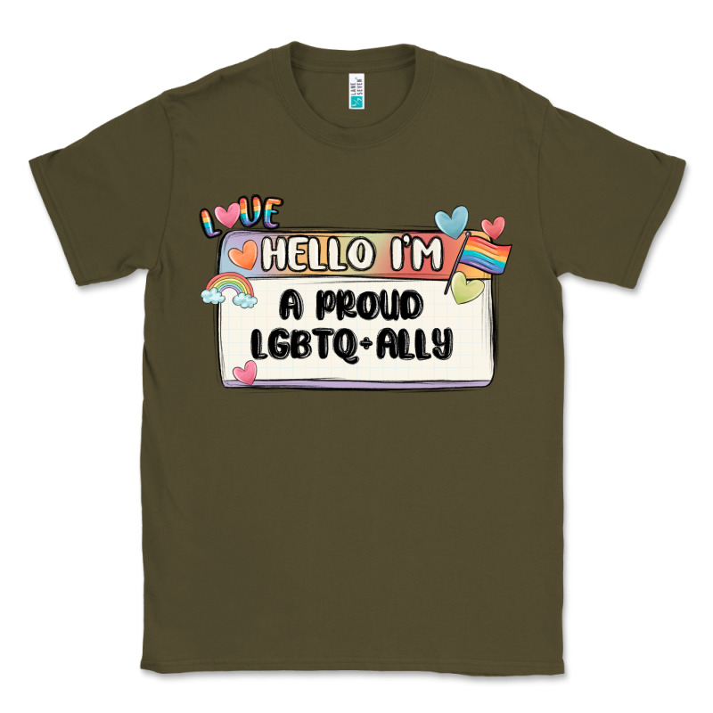 Proud Ally Classic Tee by MaliasSmallBusiness | Teevron