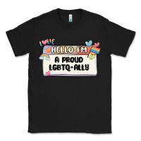 Black proud ally Classic Tee - MaliasSmallBusiness