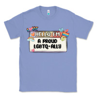 Colony Blue proud ally Classic Tee - MaliasSmallBusiness
