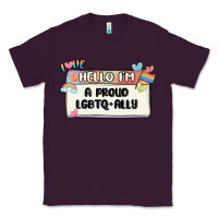Plum proud ally Classic Tee - MaliasSmallBusiness