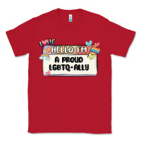 Red proud ally Classic Tee - MaliasSmallBusiness