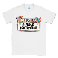 White proud ally Classic Tee - MaliasSmallBusiness