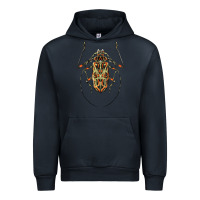 Navy Acrocinus Beetle Illustrations Urban Hoodie - LillyAllenDesigns