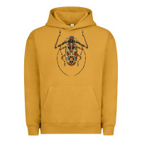 Pigment Peanut Butter Acrocinus Beetle Illustrations Urban Hoodie - LillyAllenDesigns