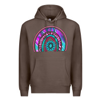 Coffee rainbow and gemstone Premium Hoodie - AdoDesignShop