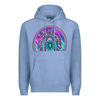 Colony Blue rainbow and gemstone Premium Hoodie - AdoDesignShop