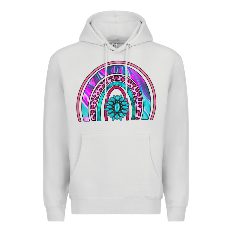 Rainbow And Gemstone Premium Hoodie by AdoDesignShop | Teevron