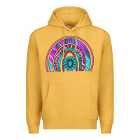 Mustard rainbow and gemstone Premium Hoodie - AdoDesignShop