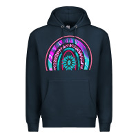 Navy rainbow and gemstone Premium Hoodie - AdoDesignShop
