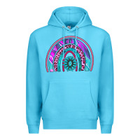Ocean Blue rainbow and gemstone Premium Hoodie - AdoDesignShop