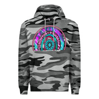 Slate Camo rainbow and gemstone Premium Hoodie - AdoDesignShop