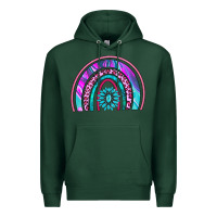 Sports Green rainbow and gemstone Premium Hoodie - AdoDesignShop