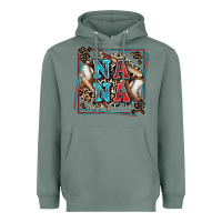 Sage baseball nana with leopard Heavyweight Hoodie - Zillion Design Studio