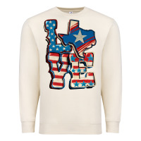 Sandshell Love Texas  4th of july Premium Sweatshirt - CowGirlArtShop