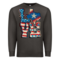 Smoke Love Texas  4th of july Premium Sweatshirt - CowGirlArtShop