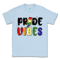 Dusty Blue pride vibes Classic Tee - MaliasSmallBusiness