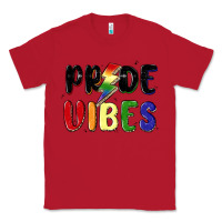 Red pride vibes Classic Tee - MaliasSmallBusiness
