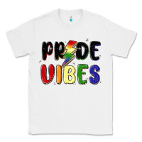 White pride vibes Classic Tee - MaliasSmallBusiness