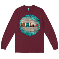 Burgundy western turquoises mama ornament Long Sleeve Tee - BarkalooDesign