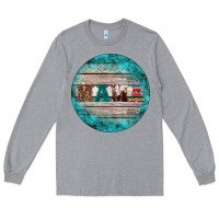 Heather Grey western turquoises mama ornament Long Sleeve Tee - BarkalooDesign