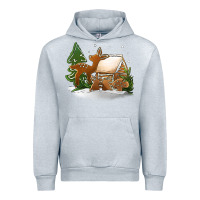 Heather Grey Christmas cookies Urban Hoodie - Jasminsmagicworld