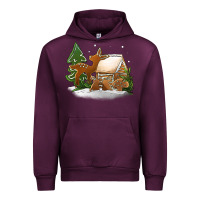 Mauve Wine Christmas cookies Urban Hoodie - Jasminsmagicworld