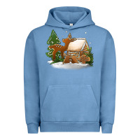 Pigment Pebble Blue Christmas cookies Urban Hoodie - Jasminsmagicworld