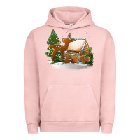 Pigment Salmon Christmas cookies Urban Hoodie - Jasminsmagicworld