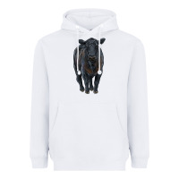 White black angus cattle Heavyweight Hoodie - RanaPortraitStore