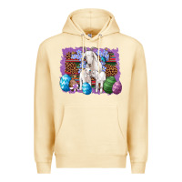 Pina Colada goat family eggs flowers leopard serape glitter Premium Hoodie - Artiststas