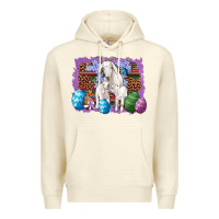 Sandshell goat family eggs flowers leopard serape glitter Premium Hoodie - Artiststas