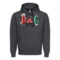 Smoke crazy dog lady Zipper Hoodie - MaliasSmallBusiness