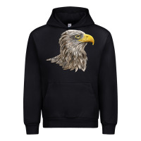 Black American White Sea Eagle Head Urban Hoodie - LillyAllenDesigns