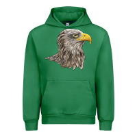 Emerald American White Sea Eagle Head Urban Hoodie - LillyAllenDesigns