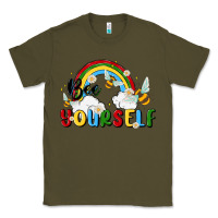 Army Green bee yourself Classic Tee - MaliasSmallBusiness