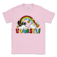 Bubblegum Pink bee yourself Classic Tee - MaliasSmallBusiness