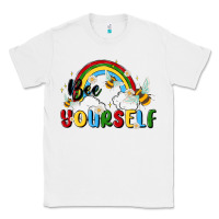 White bee yourself Classic Tee - MaliasSmallBusiness