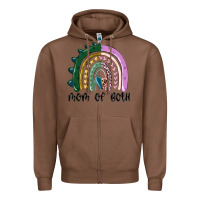 Chestnut mom of both rainbow Zipper Hoodie - MaliasSmallBusiness