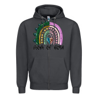 Smoke mom of both rainbow Zipper Hoodie - MaliasSmallBusiness