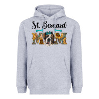 Heather Grey western st. bernard mom Heavyweight Hoodie - RanaPortraitStore