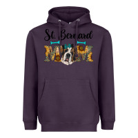 Plum western st. bernard mom Heavyweight Hoodie - RanaPortraitStore