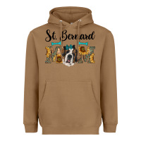 Toasted Coconut western st. bernard mom Heavyweight Hoodie - RanaPortraitStore